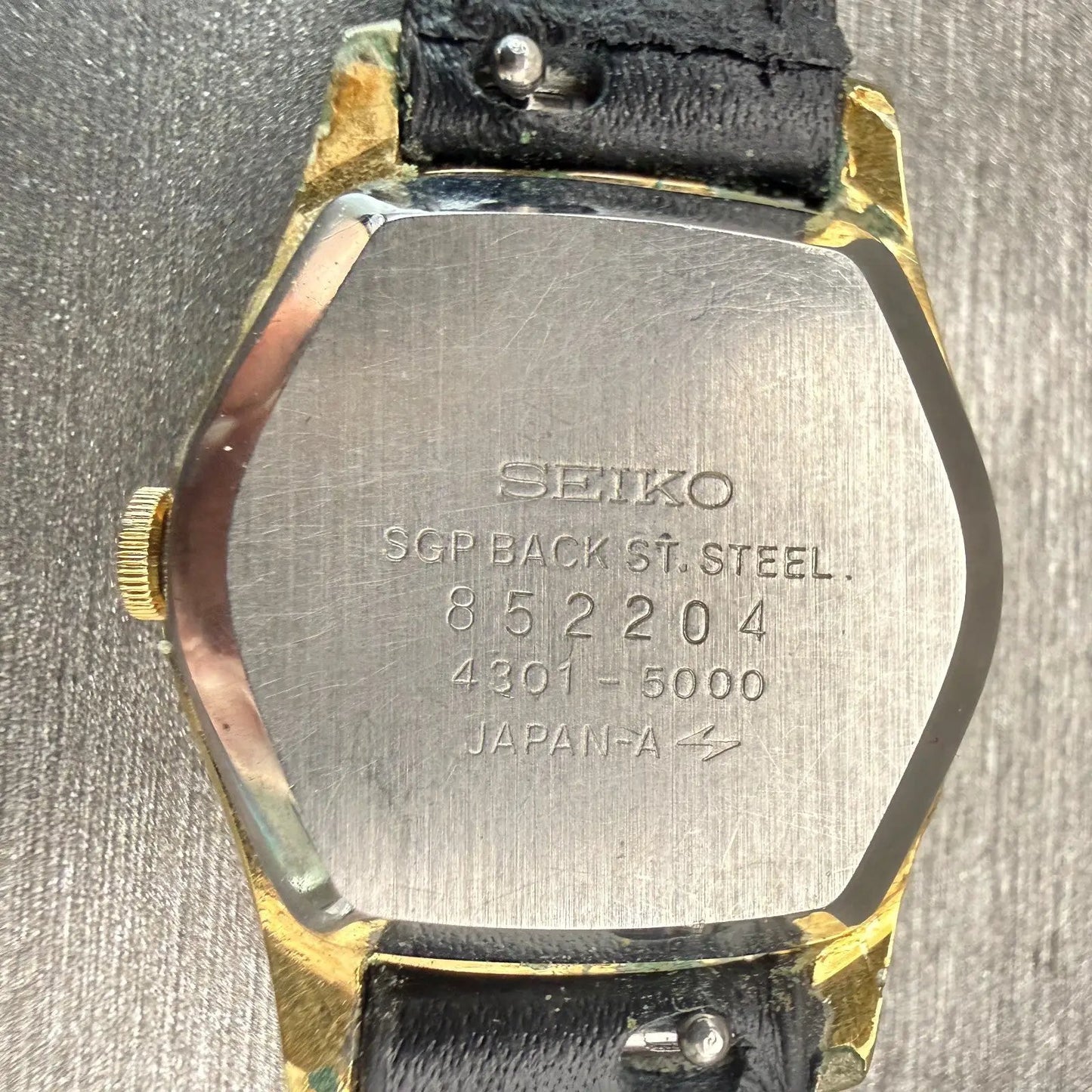 Seiko Watch Women 23mm Silver Dial Gold Tone Oval 4301-5000 New Battery Vintage10