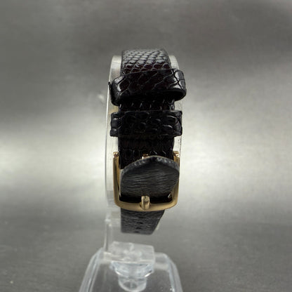 Raymond Weil Tank Watch Women 17mm Gold Dial Gold Plated Rectangle 5732 PARTS8
