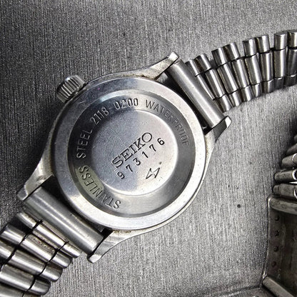 Seiko Chorus Watch Women 26mm Silver Dial Silver 2118-0200 Manual Wind Works VTG10