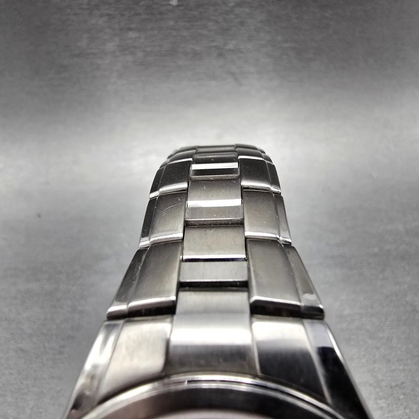 Citizen Eco-Drive Attesa Watch Men 38mm Black Dial Titanium Atomic Date PARTS! K5