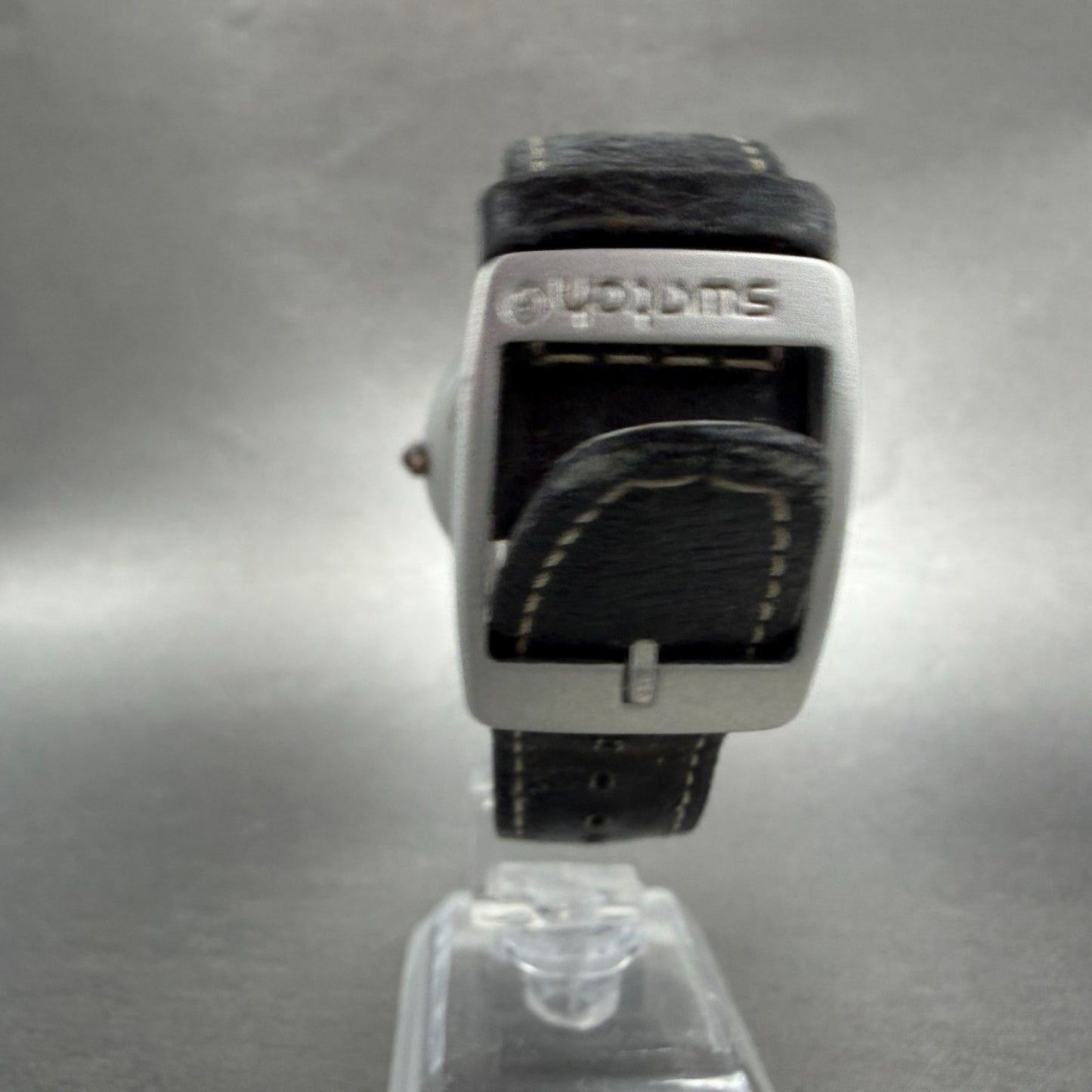 Swatch Irony Smoke Watch Men 37mm Silver Dial Aluminum Date YGS4002 New Battery7