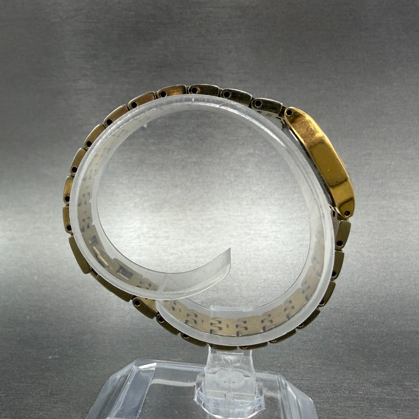 Seiko Watch Women 16mm Champagne Dial Gold Tone Octagon 1N00-0GT0 New Battery8