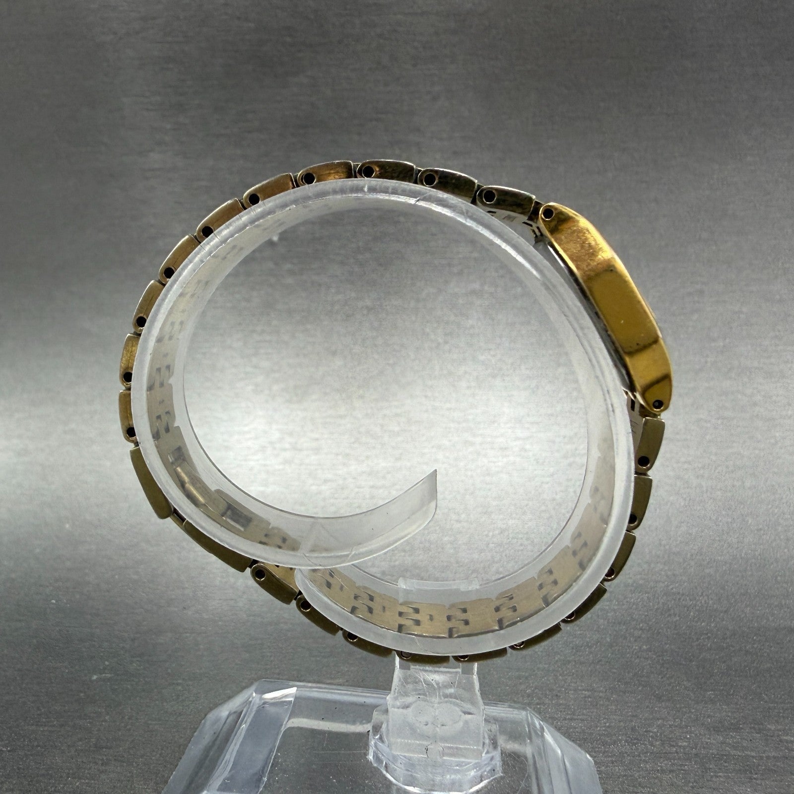 Seiko Watch Women 16mm Champagne Dial Gold Tone Octagon 1N00-0GT0 New Battery8