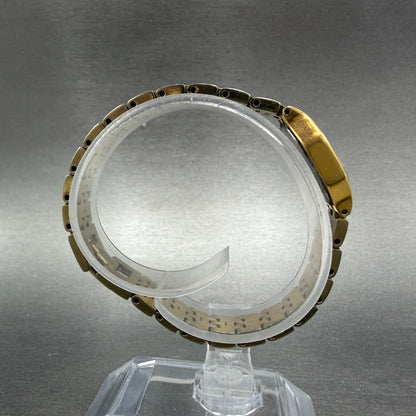 Seiko Watch Women 16mm Champagne Dial Gold Tone Octagon 1N00-0GT0 New Battery8
