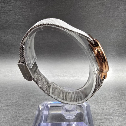 Skagen Ancher Watch Women 26mm White Dial Rose Gold Round SKW7203 New Battery8