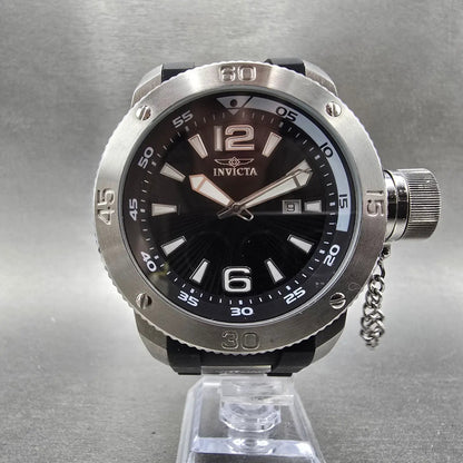 Invicta I-Force Dive Watch Men 51mm Black Dial Silver Date 12963 READ!! New Batt5