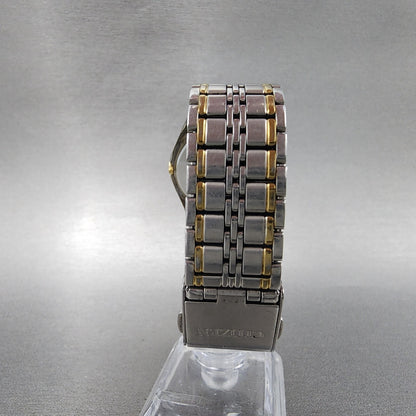 Citizen Eco-Drive Junction Watch Men 35mm Silver Dial Two Tone Round E030 Runs A