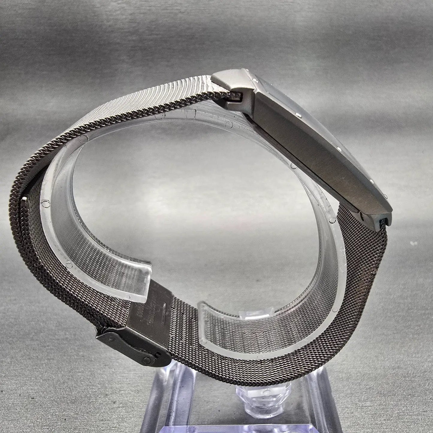Skagen Tank Watch Men 34mm Gray Dial Titanium Daydate 396LTTM New Battery8