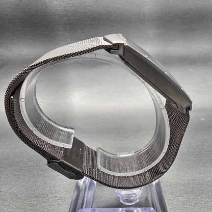 Skagen Tank Watch Men 34mm Gray Dial Titanium Daydate 396LTTM New Battery8