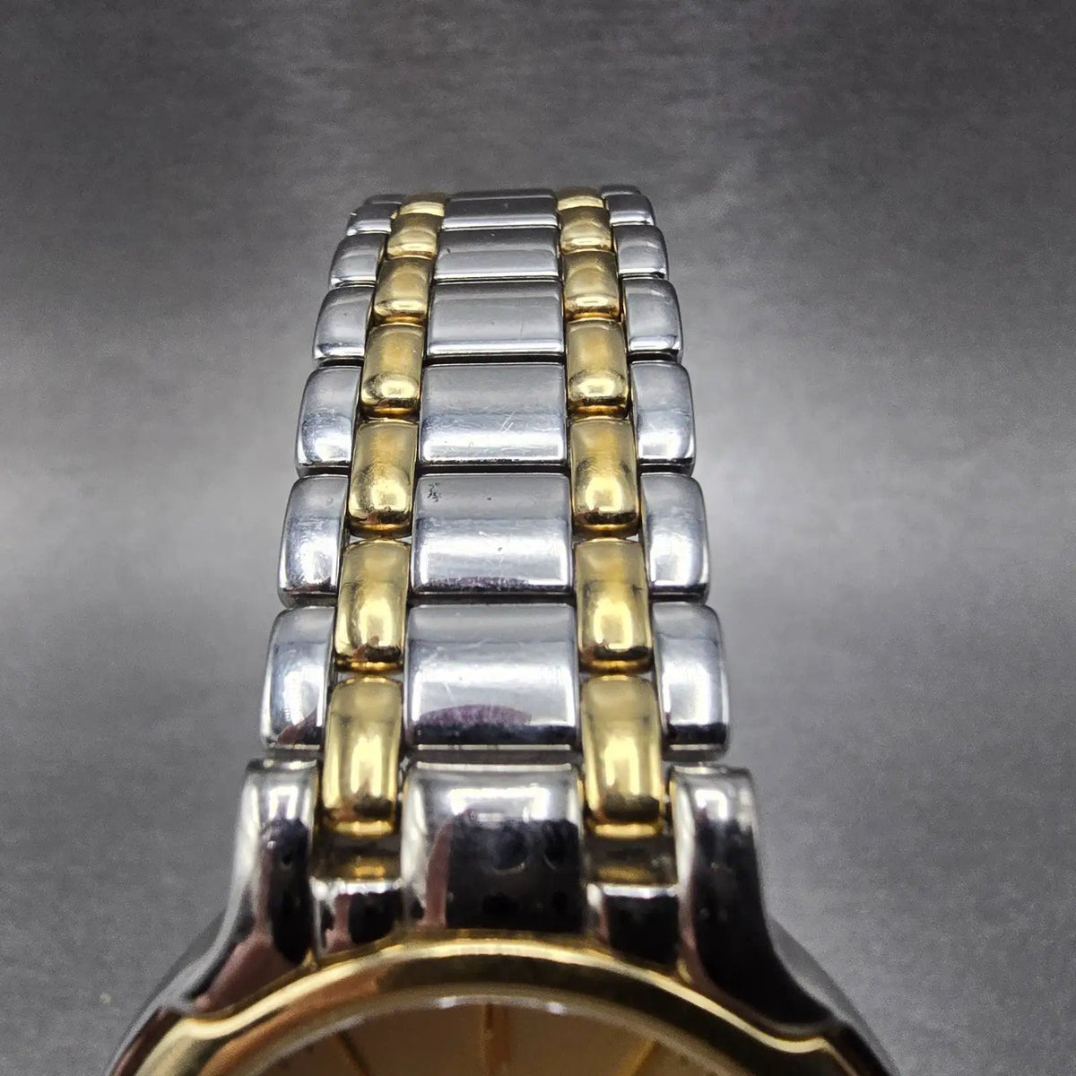 Wittnauer Watch Men 32mm Champagne Dial Two Tone Date SW2586 9554 PARTS5
