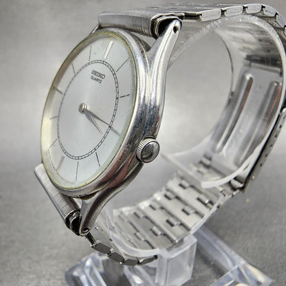 Seiko Watch Men 32mm Silver Dial Silver Tone Round 8620-0019 PARTS