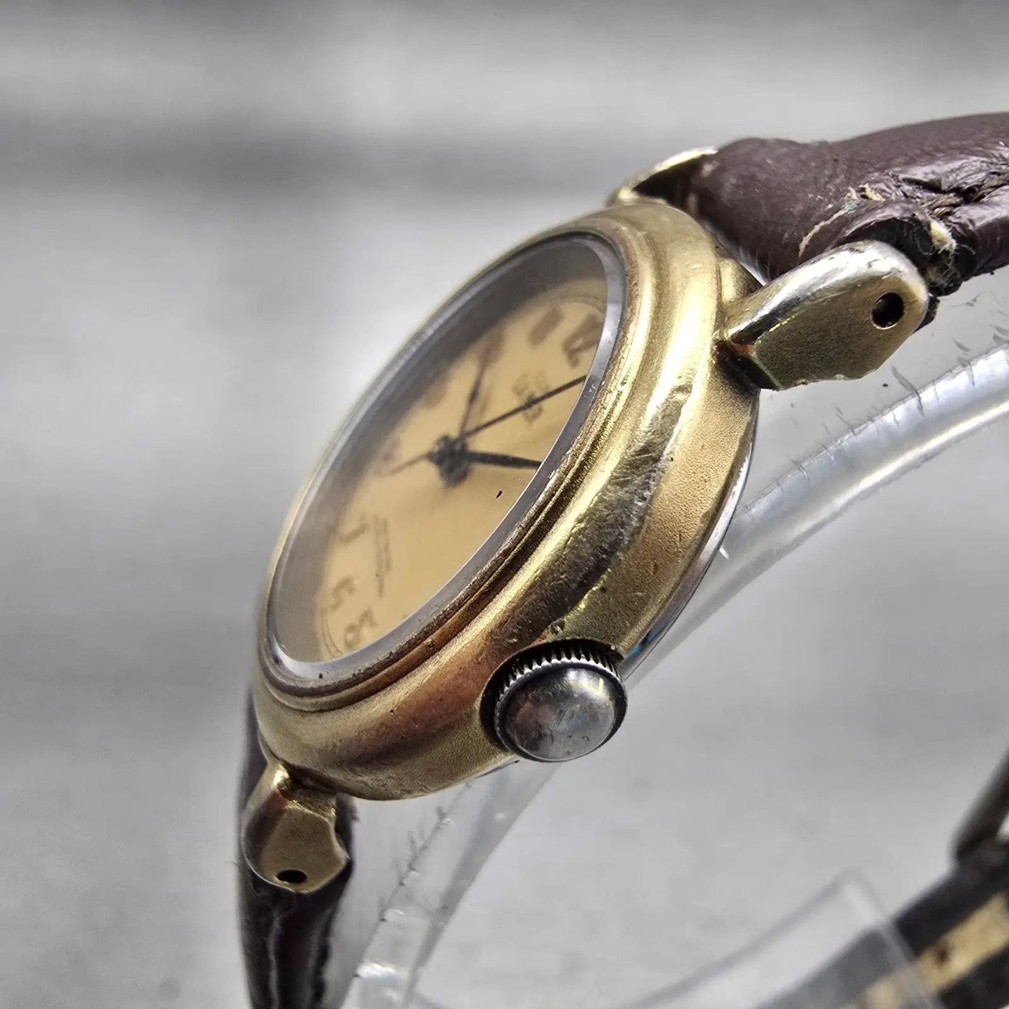 Citizen Club La Mer Watch Women 23mm Gold Dial Gold Tone 2931-295544 New Battery2