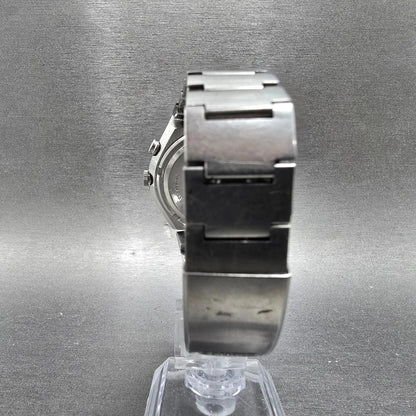 Seiko Bellmatic Watch Men 39mm Blue Dial Silver Tone Dyadate 4006-6040 PARTS9