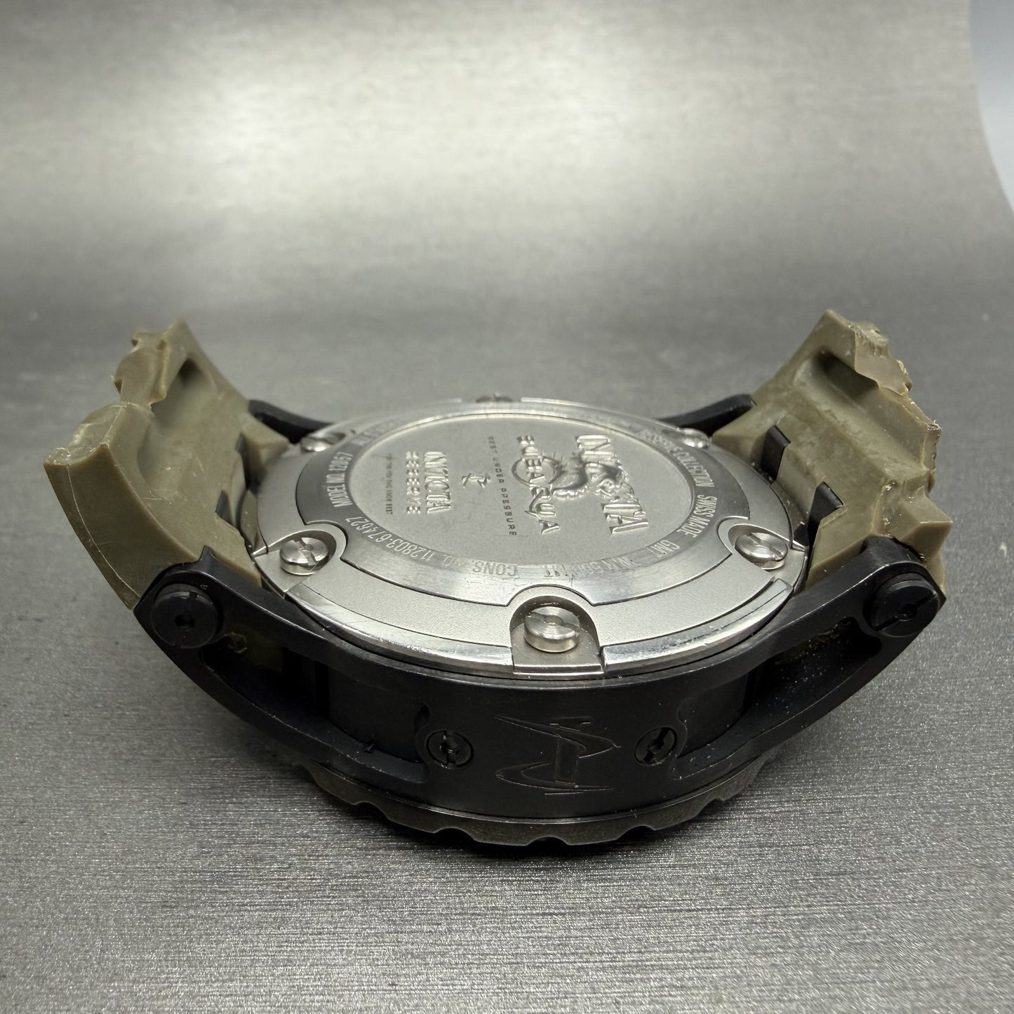 Invicta Reserve Subaqua GMT Watch Men 52mm Green Dial Black Date 12057 New Batt7