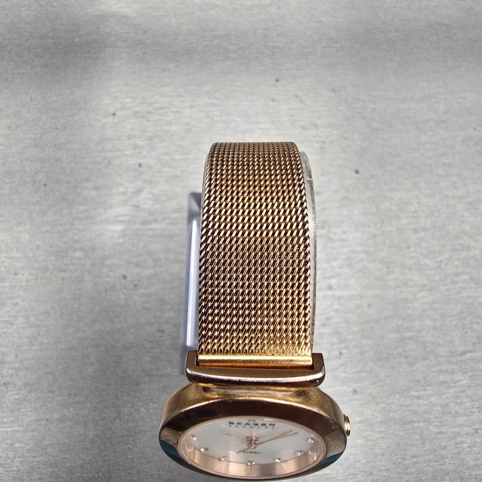 Skagen Denmark Watch Women 25mm MOP Dial Rose Gold Tone 107SRRD New Battery4