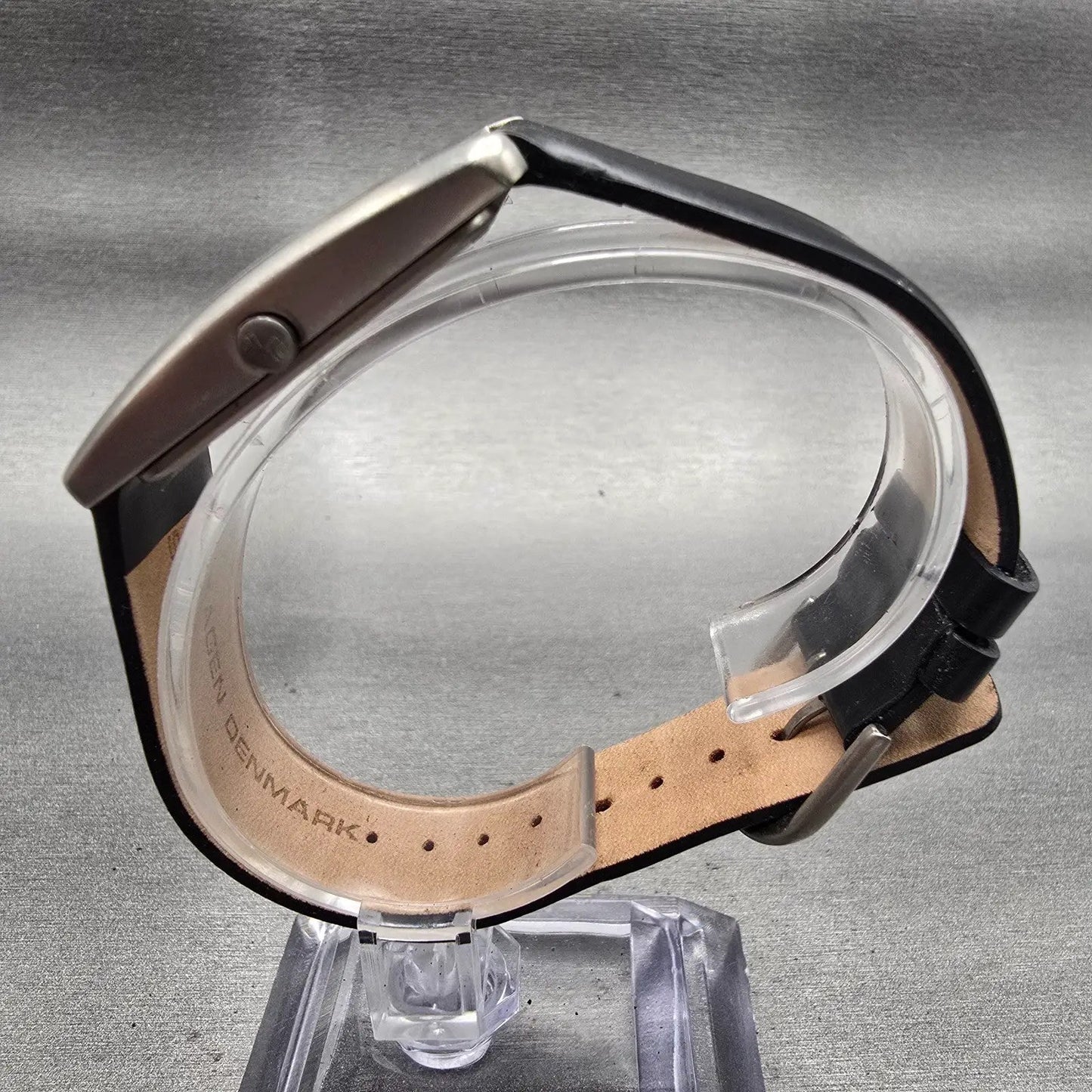 Skagen Watch Men 26mm Silver Green Dial Titanium Rectangle 177LTL New Battery7