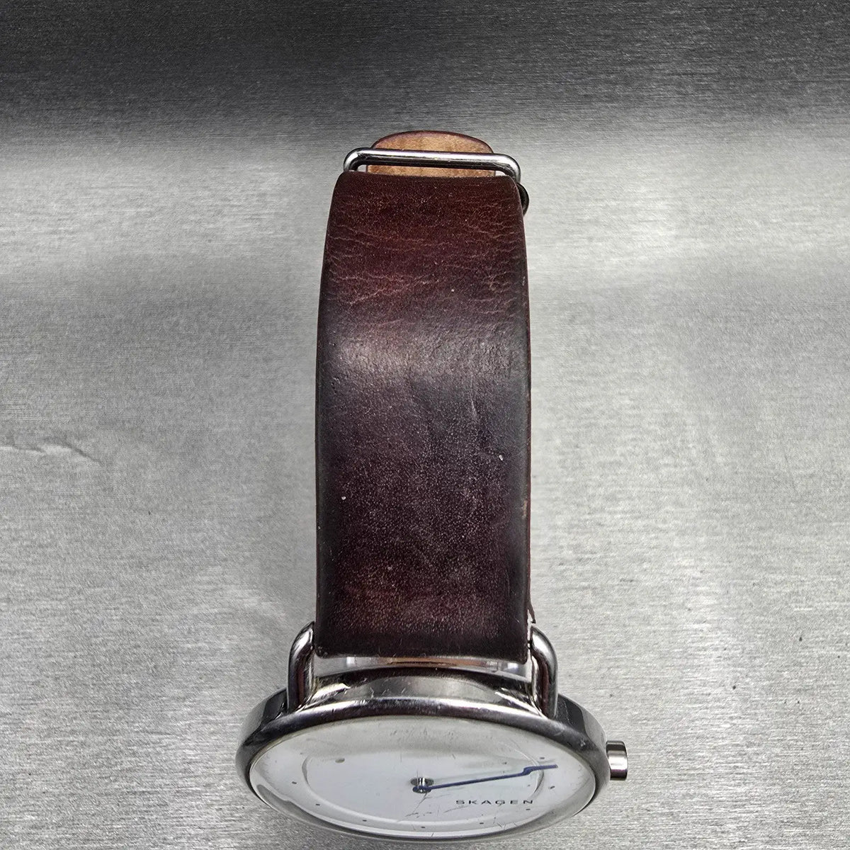 Skagen Horisont Watch Men 40mm White Dial Silver Tone Round SKW6487 New Battery4