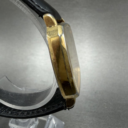 Seiko Watch Men 31mm Champagne Dial Gold Tone Rectangle 5931-5470 New Battery3