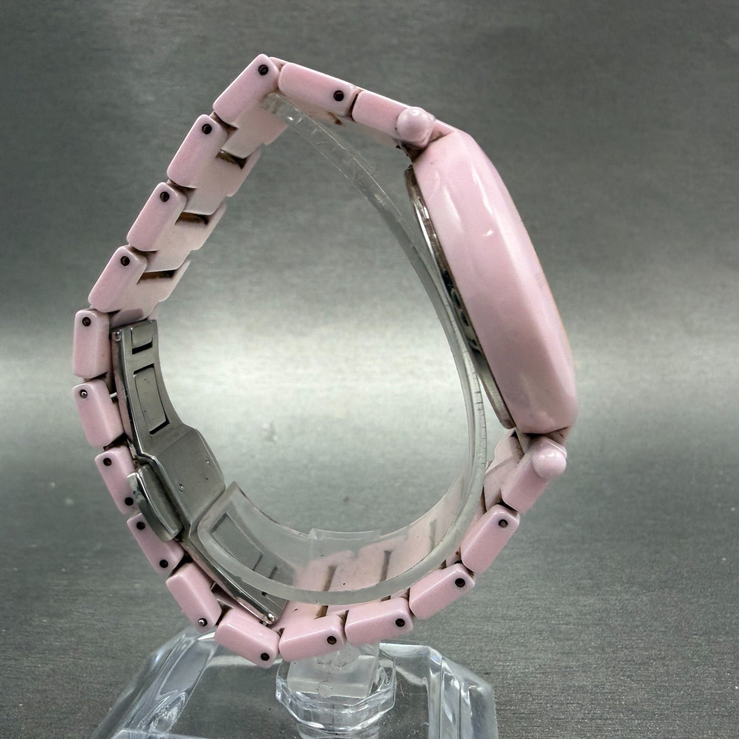 Invicta Watch Women 35mm Pink MOP Dial Pink Ceramic Case Round 3937 New Battery8