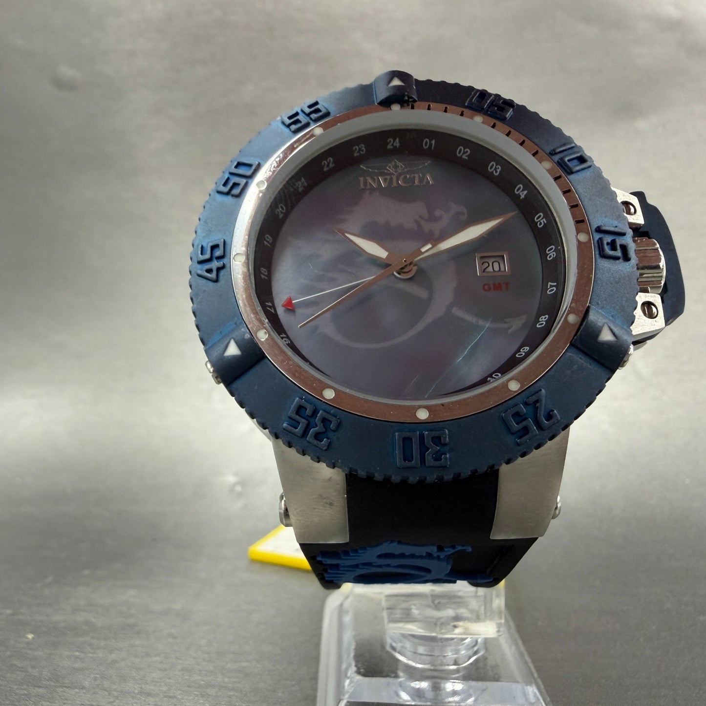 Invicta Subaqua Noma III GMT Watch Men 50mm MOP Dial Steel Date 13911 New BattAB5
