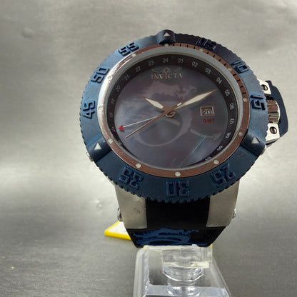 Invicta Subaqua Noma III GMT Watch Men 50mm MOP Dial Steel Date 13911 New BattAB5