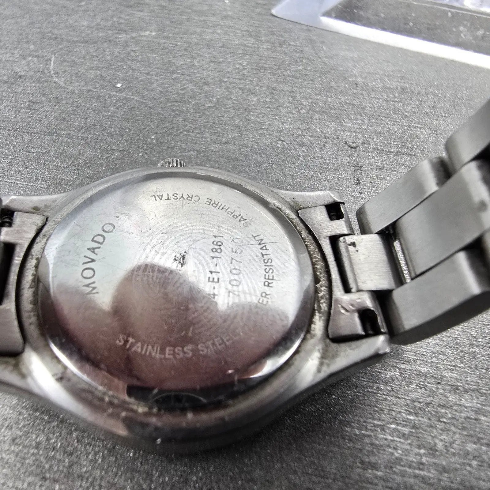 Movado Museum Watch Women 28mm Black Dial Silver Tone 84-E1-1861 New Battery9