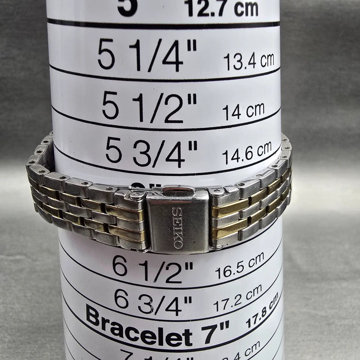 Seiko Watch Women 24mm White Dial Two Tone Daydate Round 7N83-0011 New Battery 09