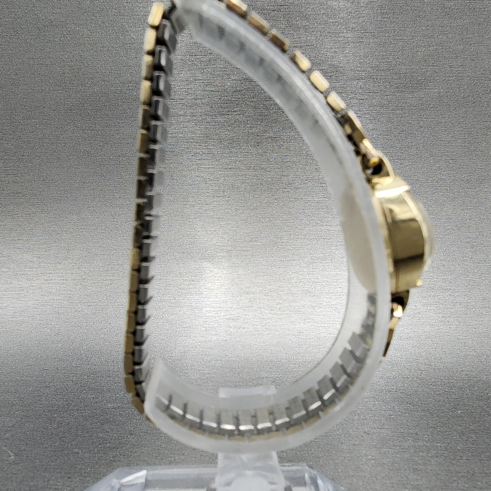 Longines Watch Women 15mm White Dial 10K Gold Filled Oval Cal 14.16 PARTS9
