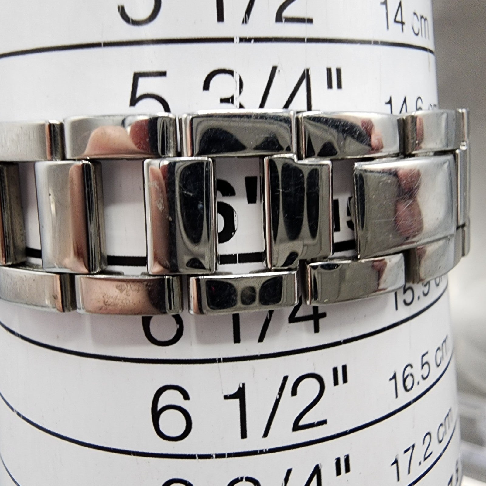 Citizen Tank Watch Women 15mm MOP Dial Silver Tone Rectangle New Battery10
