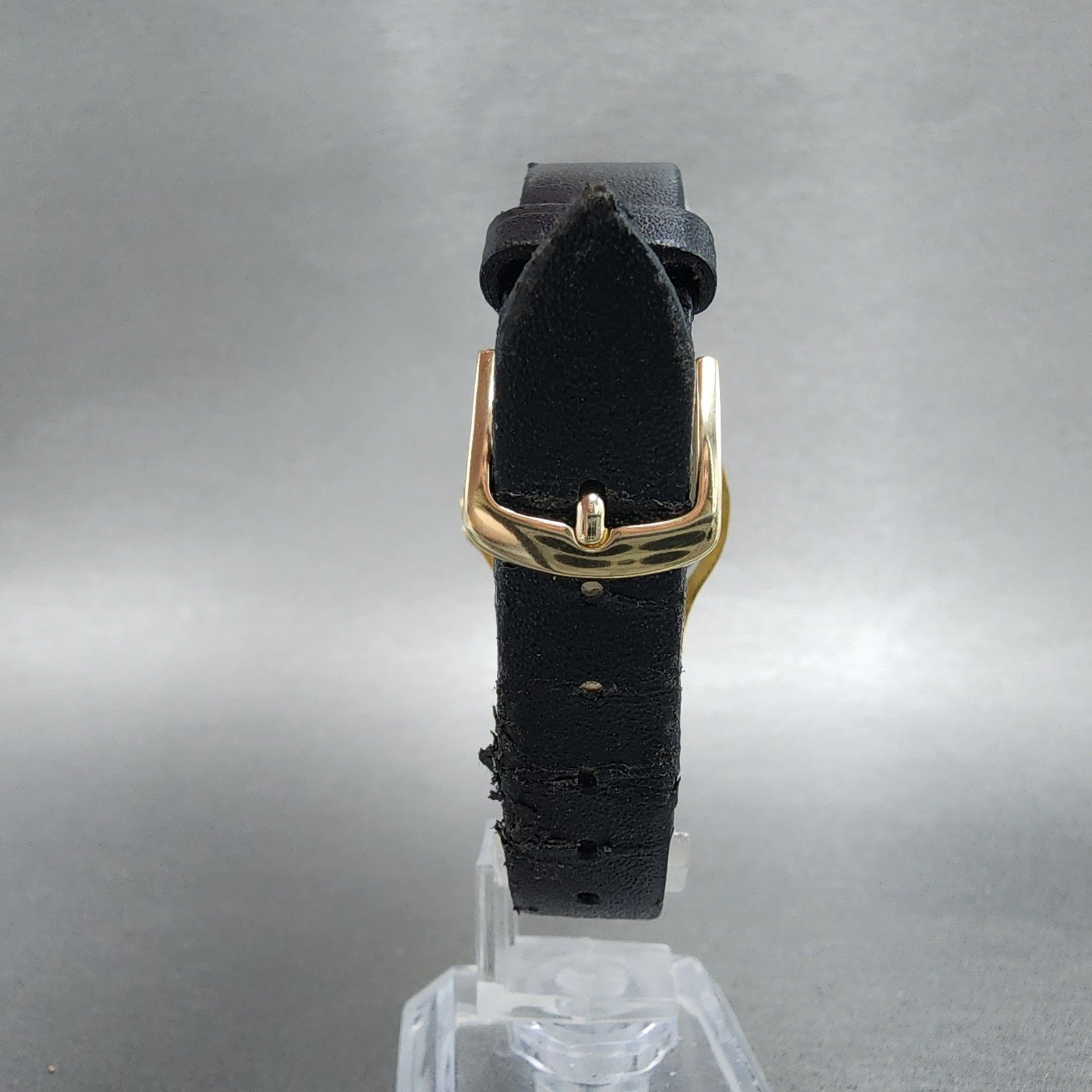 Movado Museum Watch Women 28mm Black Dial Gold Tone Round 87 E4 0823 New Battery7