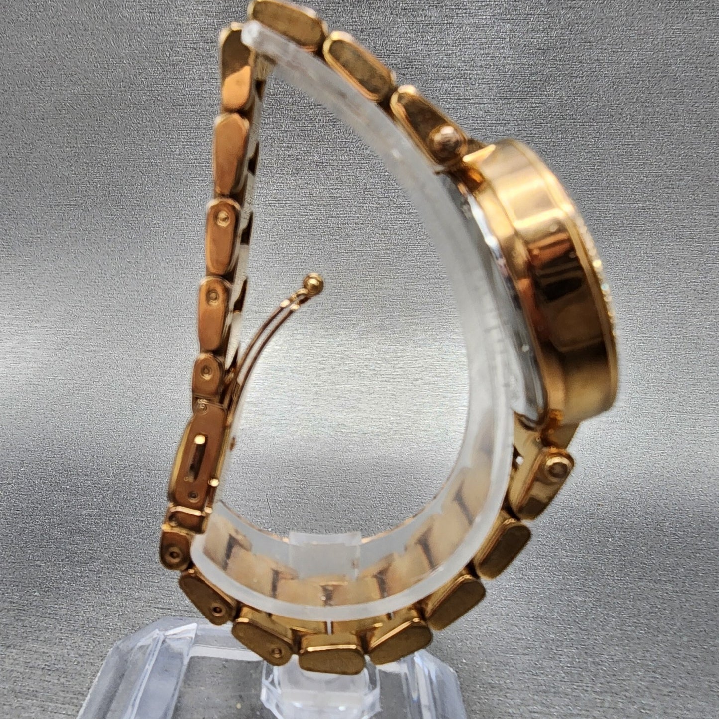 Michael Kors Parker Watch Women 33mm MOP Dial Rose Gold Tone Daydate New Battery8
