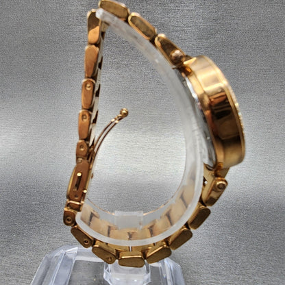 Michael Kors Parker Watch Women 33mm MOP Dial Rose Gold Tone Daydate New Battery8