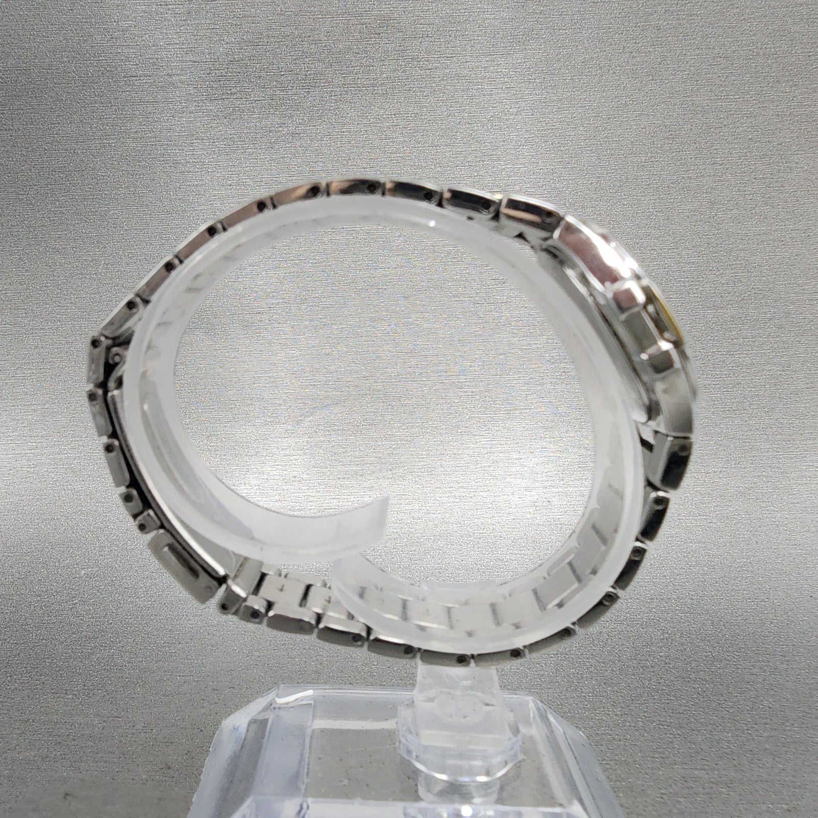 Seiko Watch Women 27mm MOP Dial Two To Date Round Diamonds 7n820CG0 New Batt9