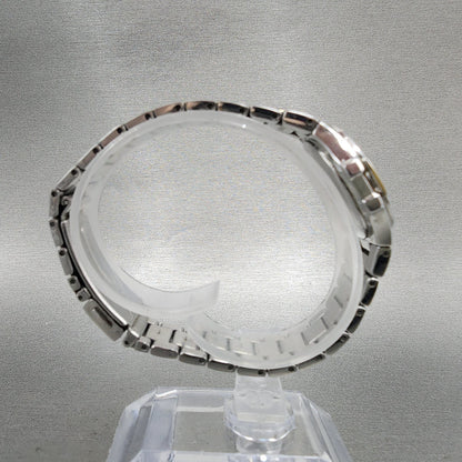 Seiko Watch Women 27mm MOP Dial Two To Date Round Diamonds 7n820CG0 New Batt9