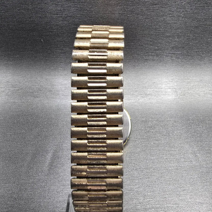 Seiko Watch Men 33mm Gold Dial Gold Tone Round 5931-5059 New Battery Vintage7