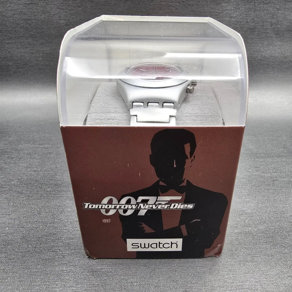 Swatch Chrono James Bond Tomorrow Never Dies Watch Men 35mm YMS1006 New Batt NOS8