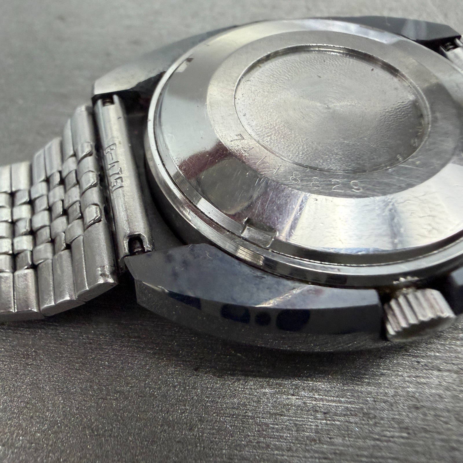 Rado Balboa V Watch Men 36mm Brown Dial Silver Tone Oval Date Automatic Runs13