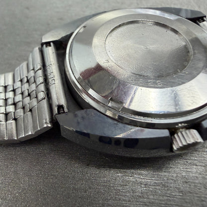 Rado Balboa V Watch Men 36mm Brown Dial Silver Tone Oval Date Automatic Runs13