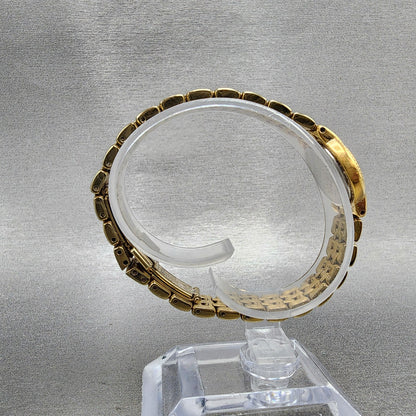 Seiko Watch Women 20mm White Dial Gold Tone Round 1N000JJ0 New Battery8