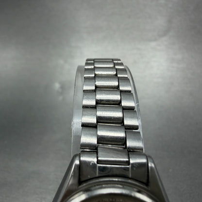 Seiko SQ Watch Women 24mm Silver Dial Silver Tone Daydate 3423-0099 NewBat HG54