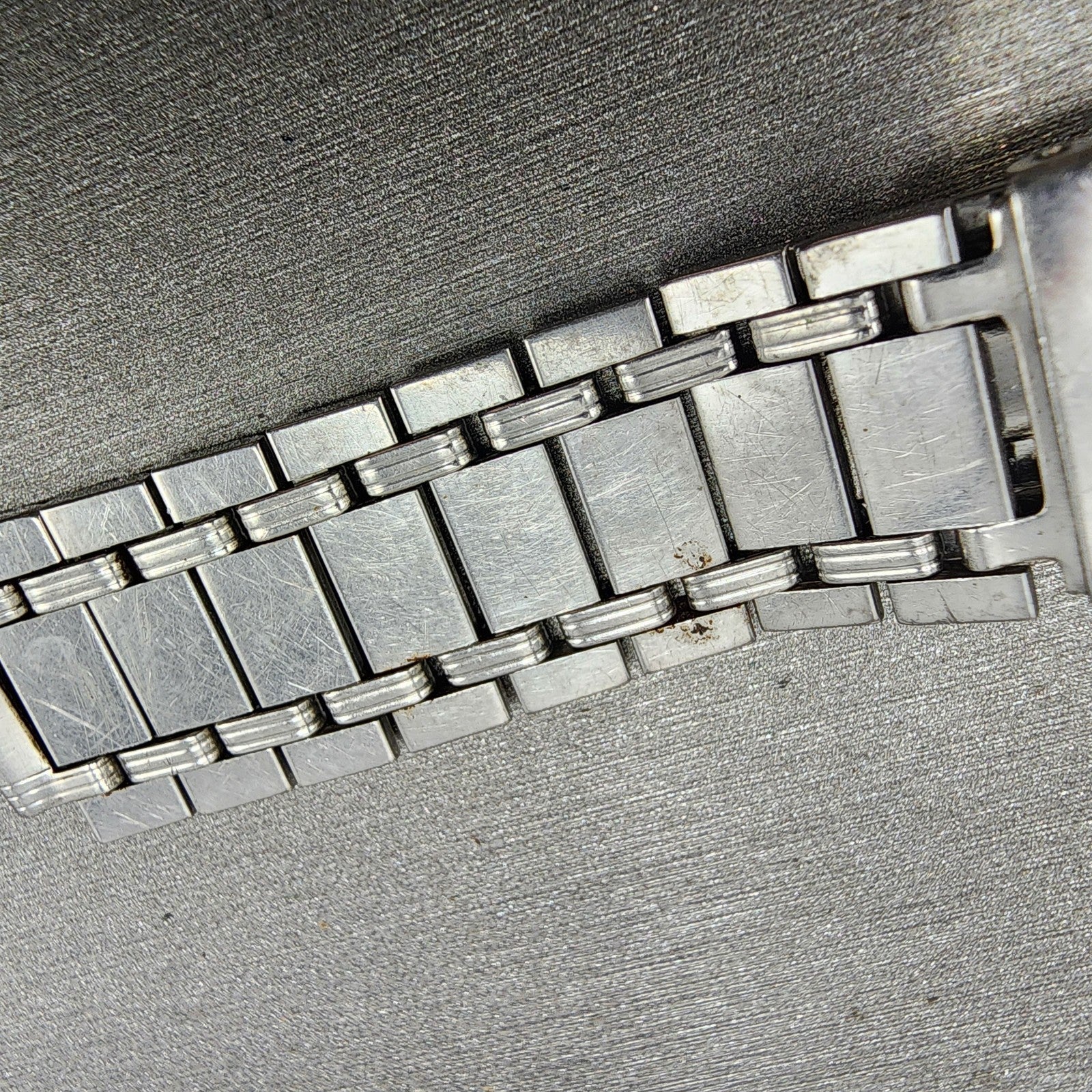 Citizen Bracelet Stainless Steel 12mm Tri Folding Clasp Vintage4