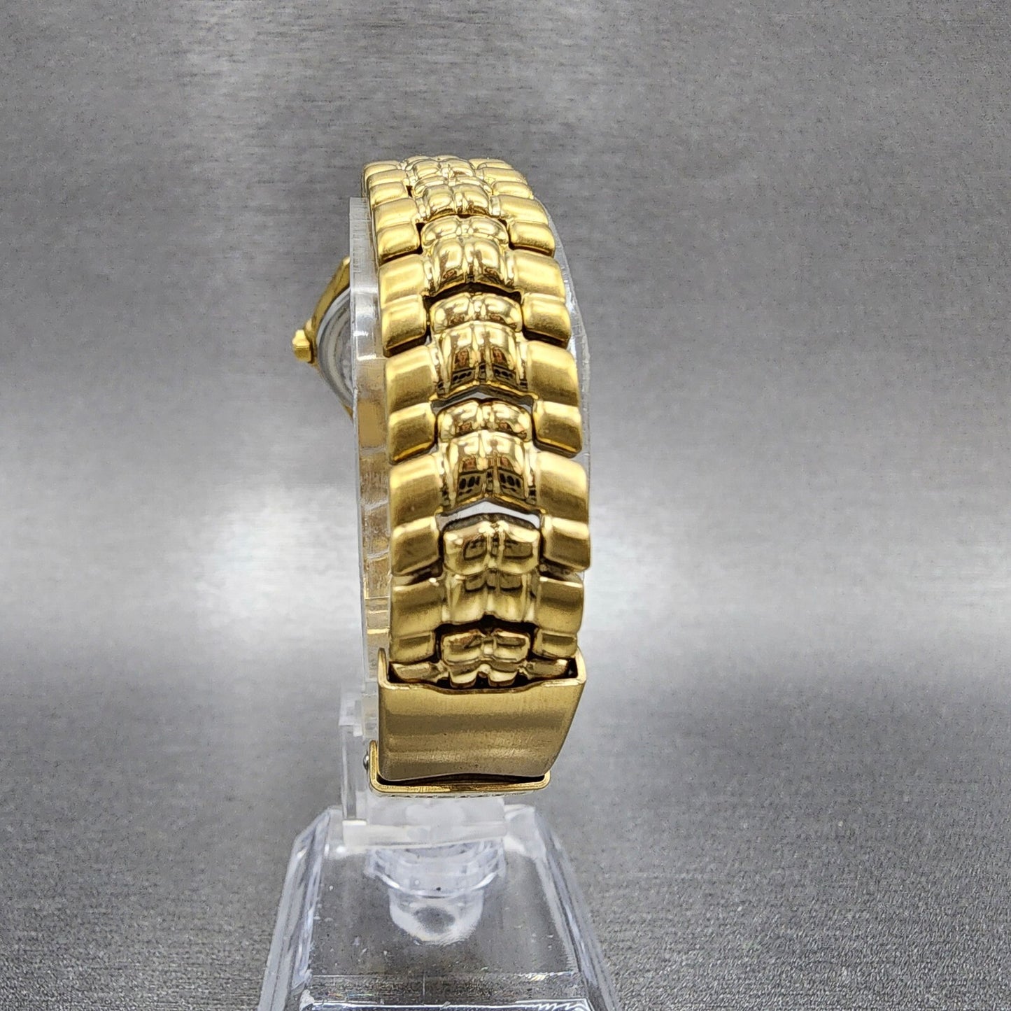 Citizen Elegance Watch Women 24mm MOP Dial Gold Tone Hexagon 6031S49364 New Bat7