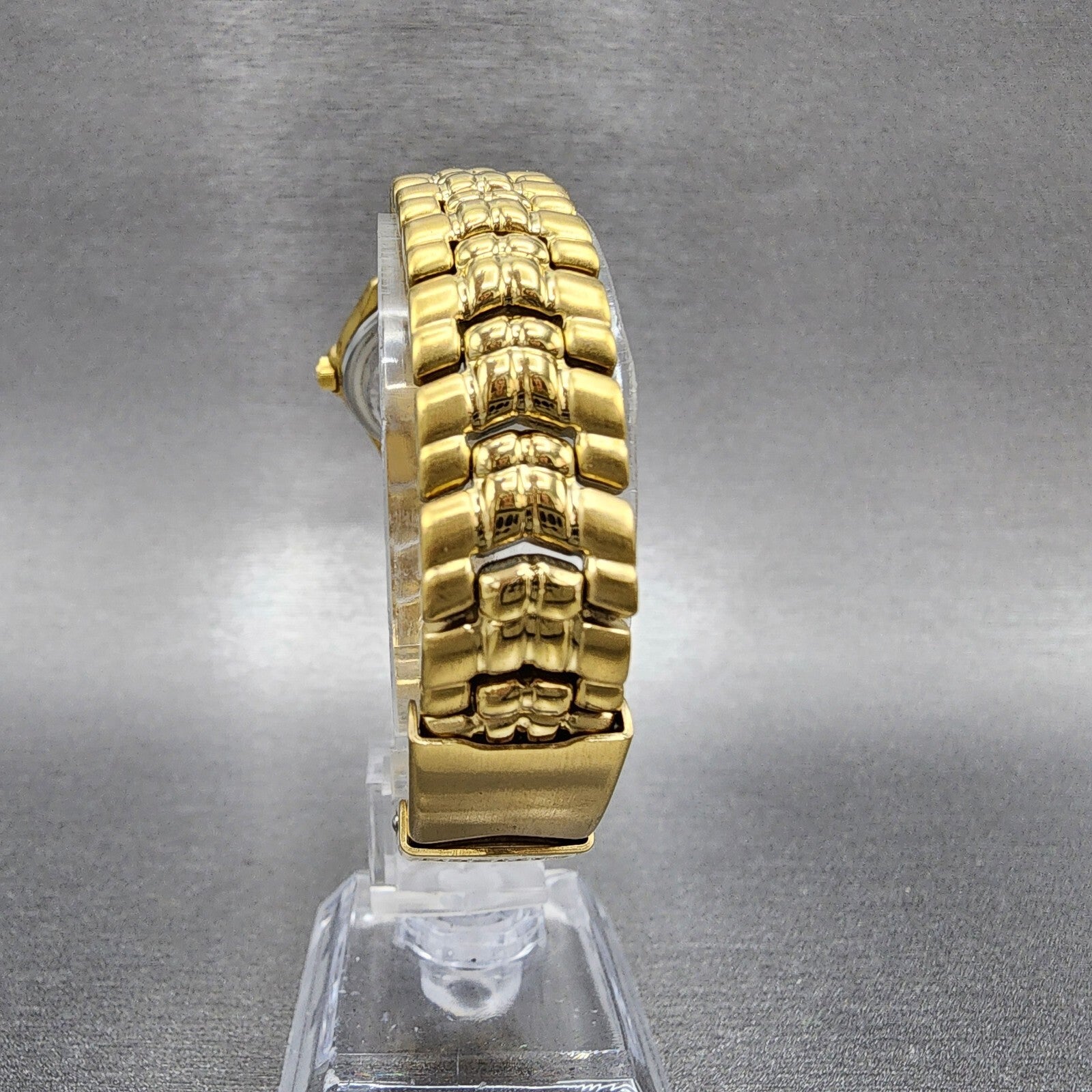 Citizen Elegance Watch Women 24mm MOP Dial Gold Tone Hexagon 6031S49364 New Bat7