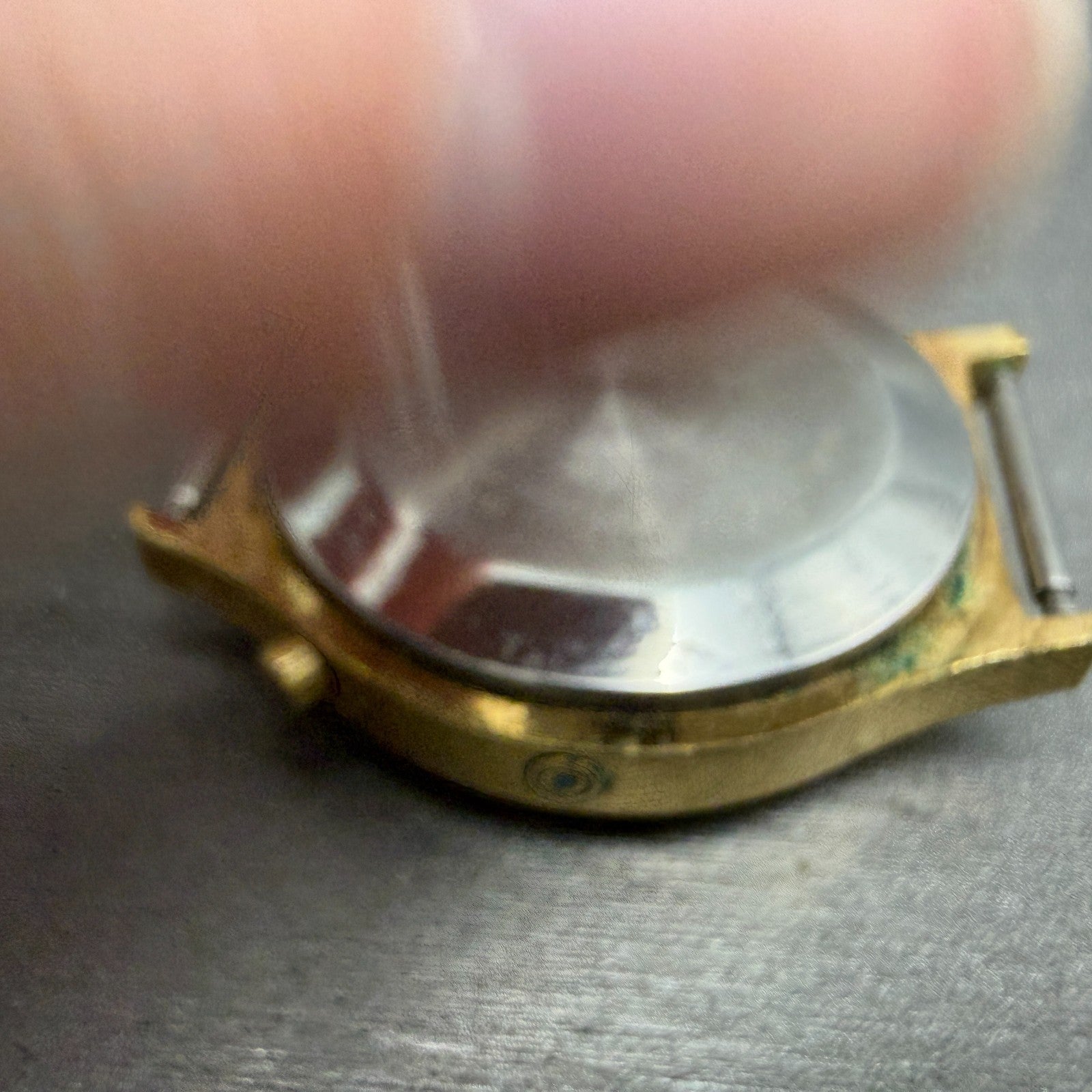 Bulova RED LED Watch Men 36mm Digital Gold Tone N6 PARTS Vintage9