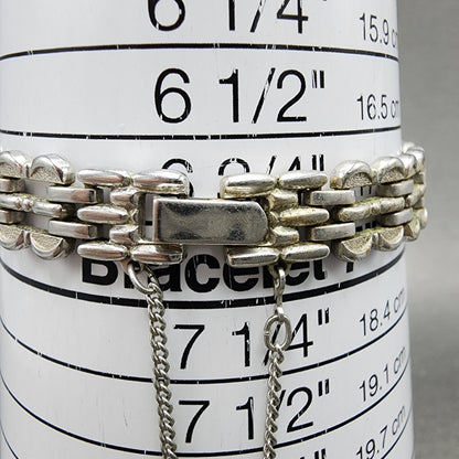 Seiko Watch Women 19mm Silver Dial Silver Tone Oval 14215510 New Battery VTG10
