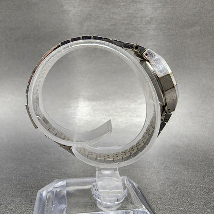 Seiko Watch Women 19mm Silver Dial Silver Tone Manual Octagon 11043390 Runs9