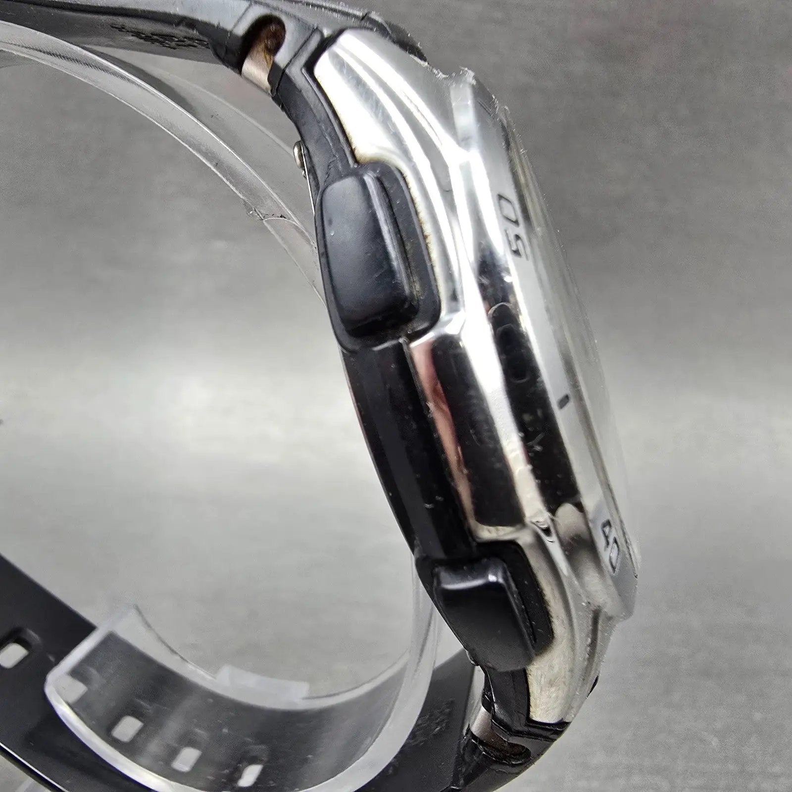 Casio Waveceptor WVQ-M410 Watch Men 43mm Black Dial Silver Tone Date Solar RunsF3