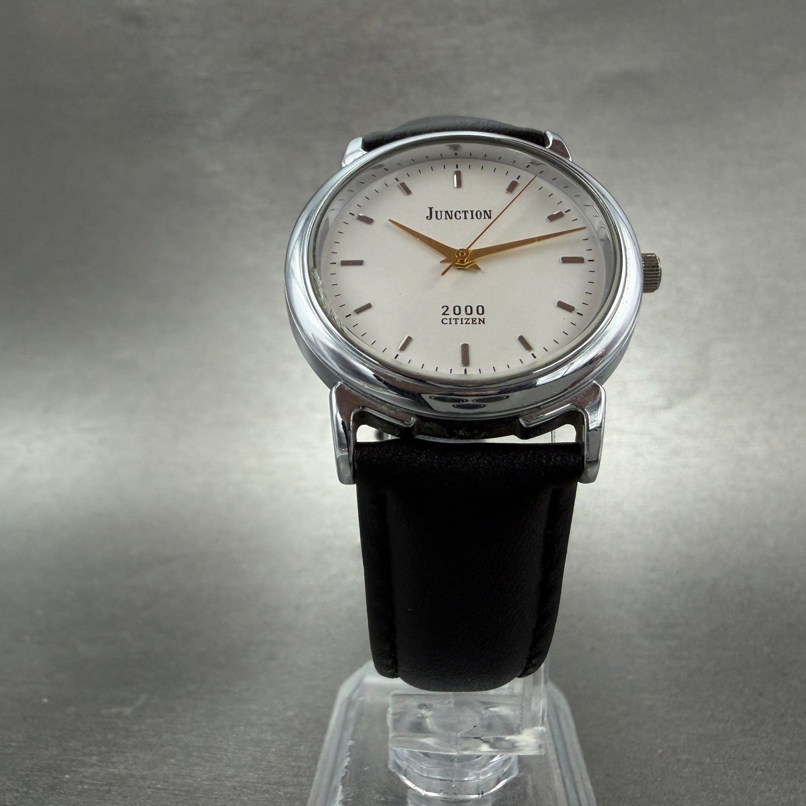 Citizen Junction Watch Unisex 32mm White Dial Silver Tone 7630-A04153 New Batt5