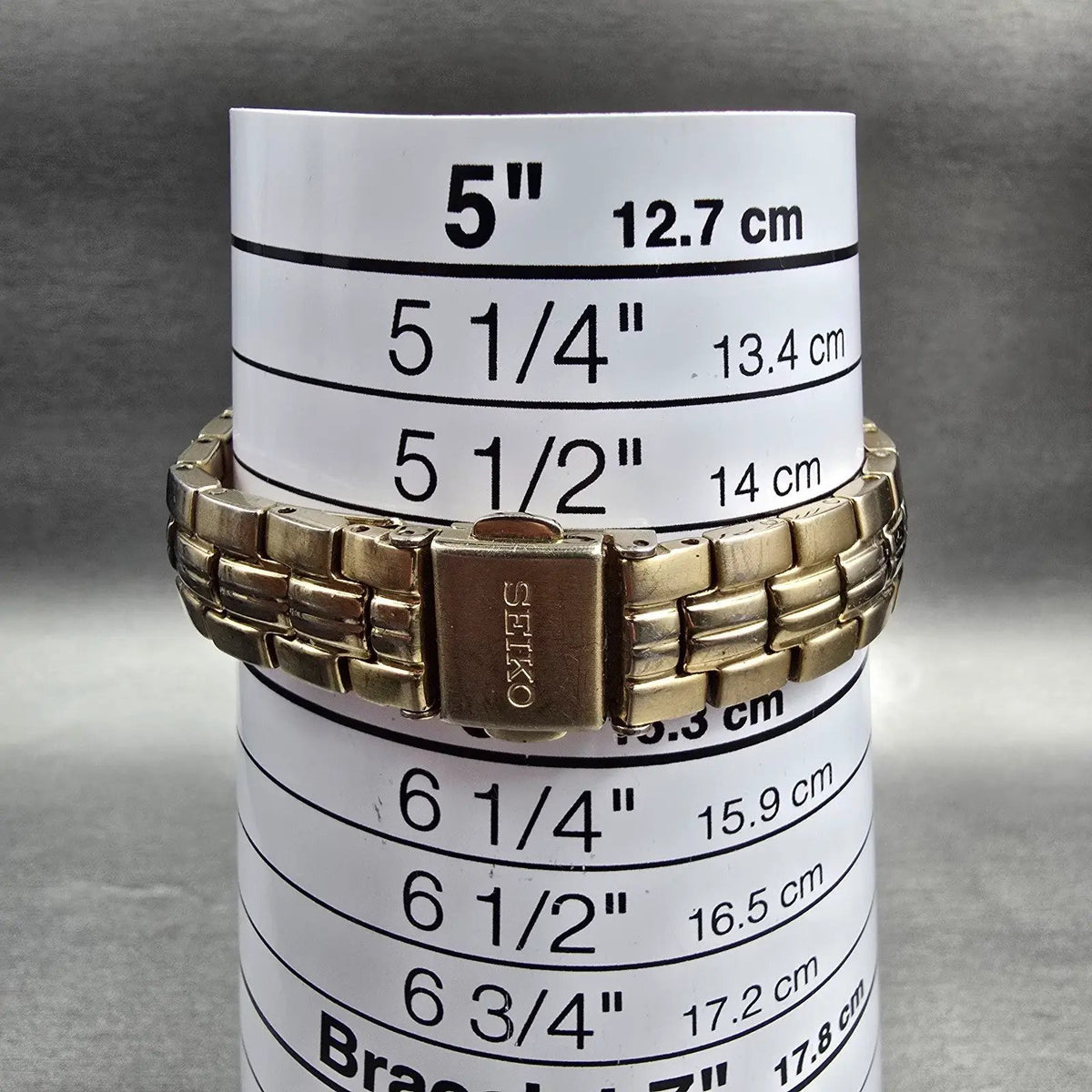 Seiko Coutura Watch Women 23mm Brown Dial Gold Tone Diamonds 1N01-0LE0 New Batt9