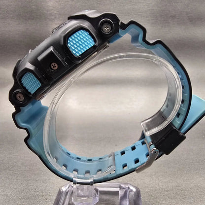 Casio G-Shock GA-110LN Watch Men 50mm Black Blue Chronograph Alarm New Battery6